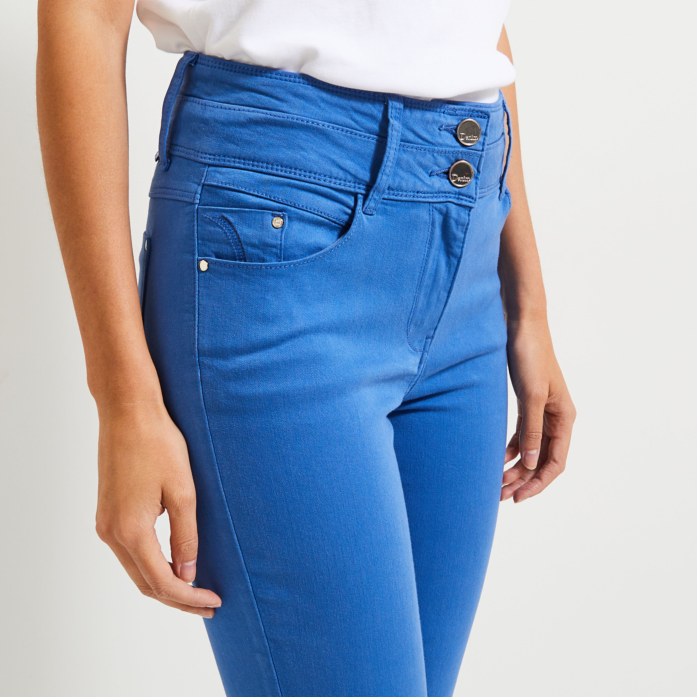 Jean slim taille haute FIGARI femme