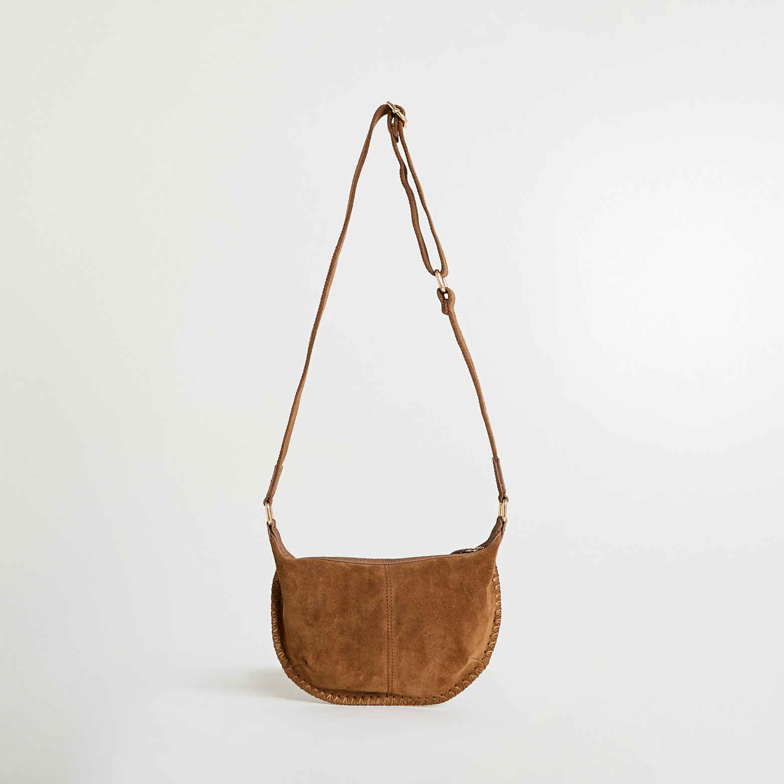 Petit sac besace bi-matière femme