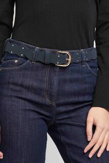 Ceinture à bords ondulés femme