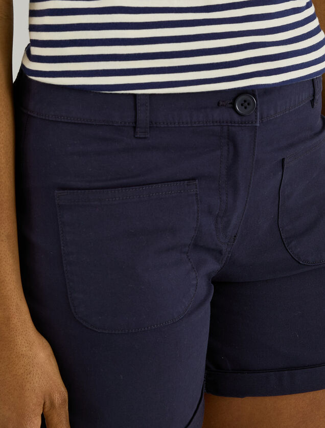 Short en toile femme