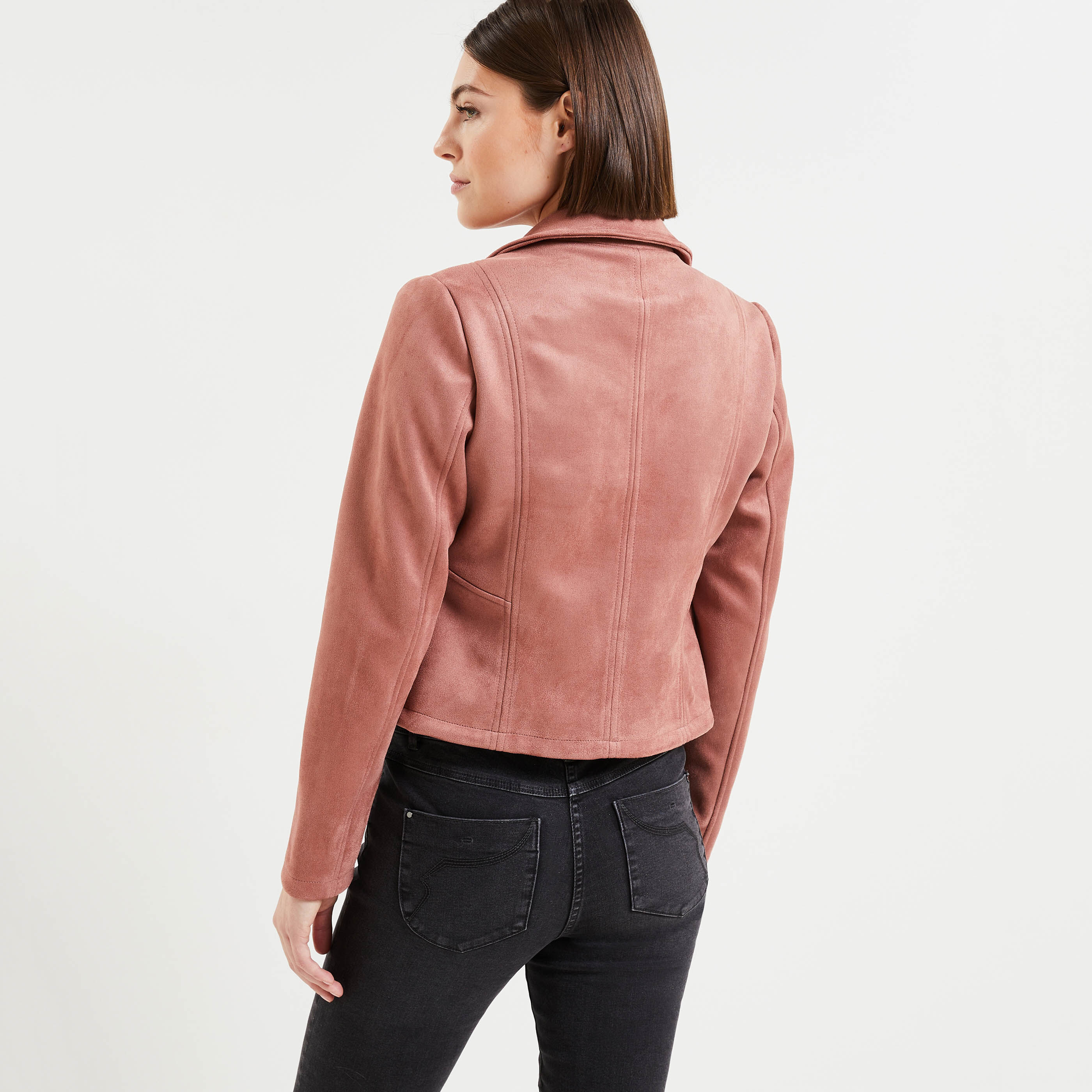 Veste courte suedine femme deals