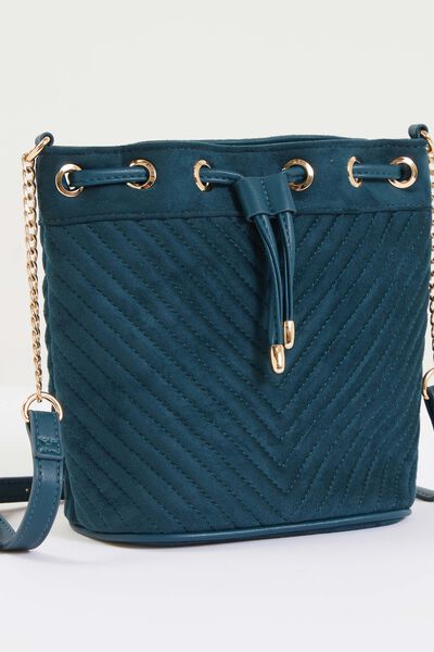 Sac seau en velours femme