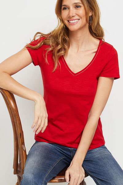 Tshirt uni femme