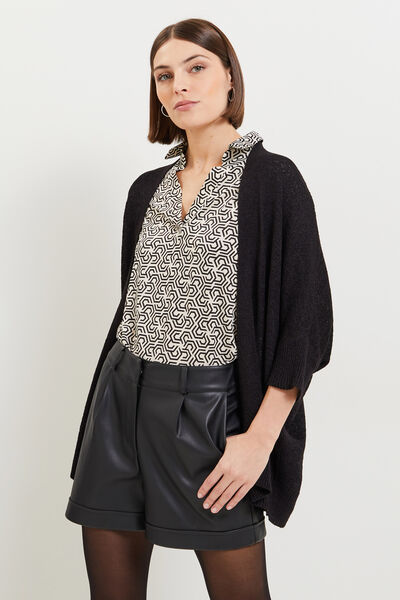Gilet mi-long femme