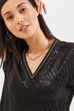 Top jacquard femme
