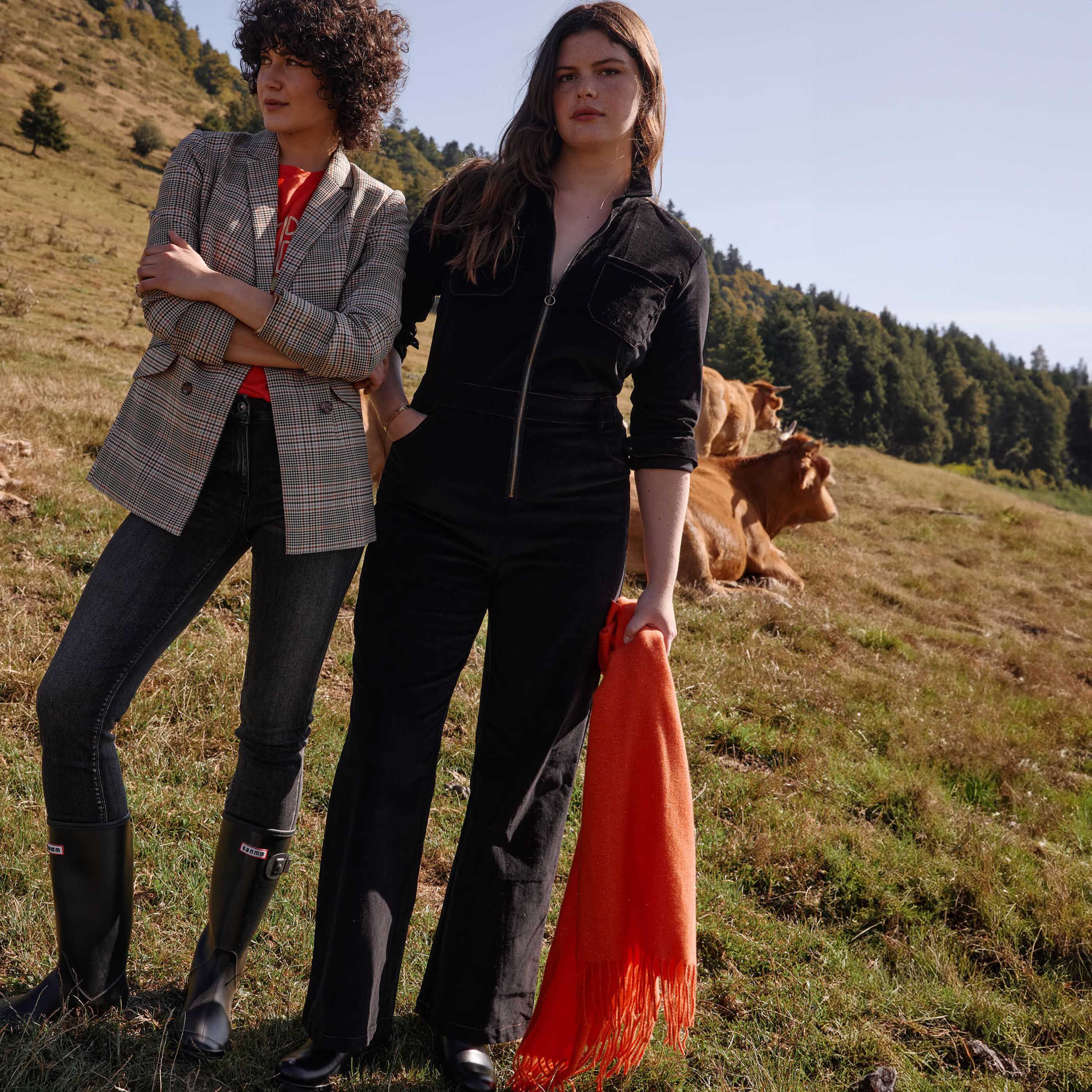 Combinaison velours femme