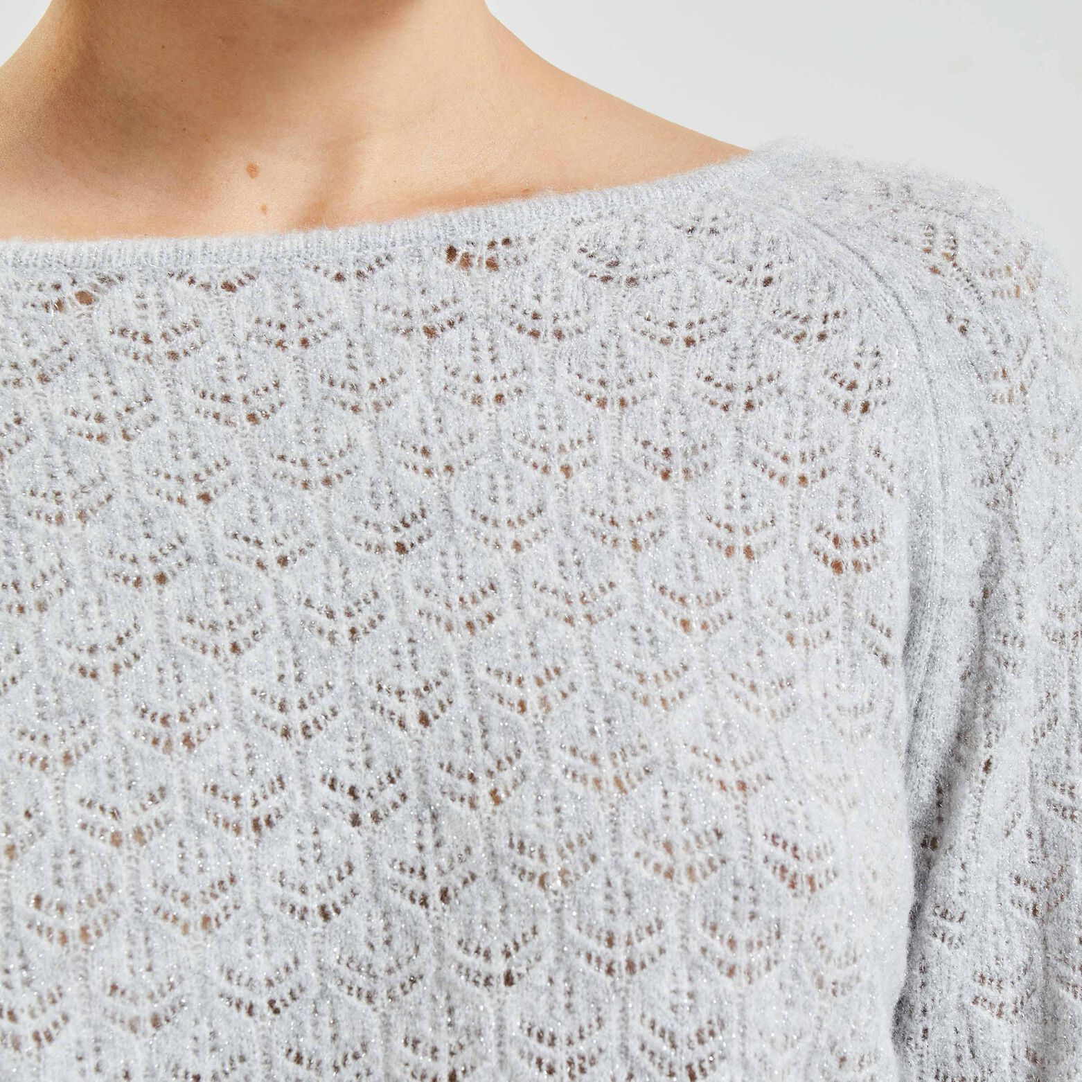 Pull jeux de points femme