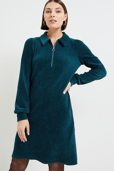 Robe velours femme