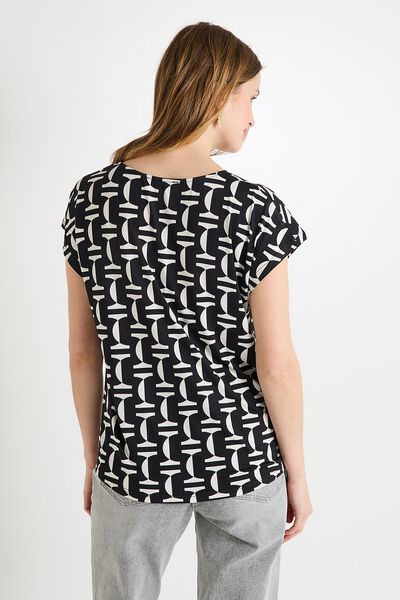 T-shirt col V femme
