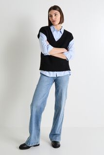 Pull sans manches femme