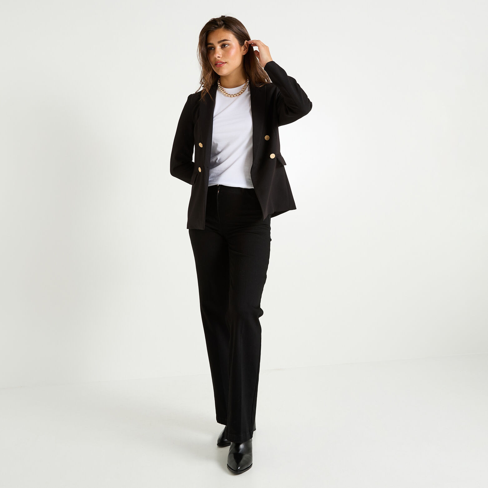 Blazer double boutonnage femme