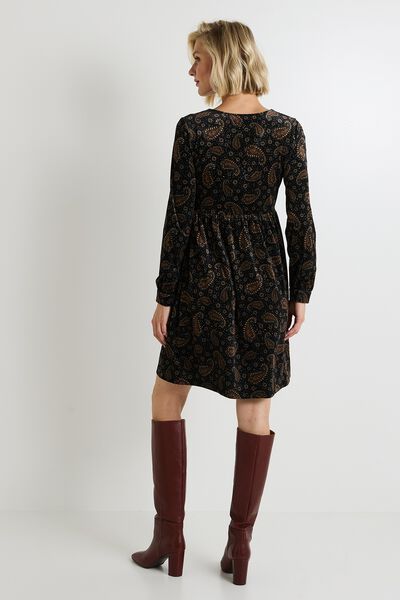 Robe velours femme
