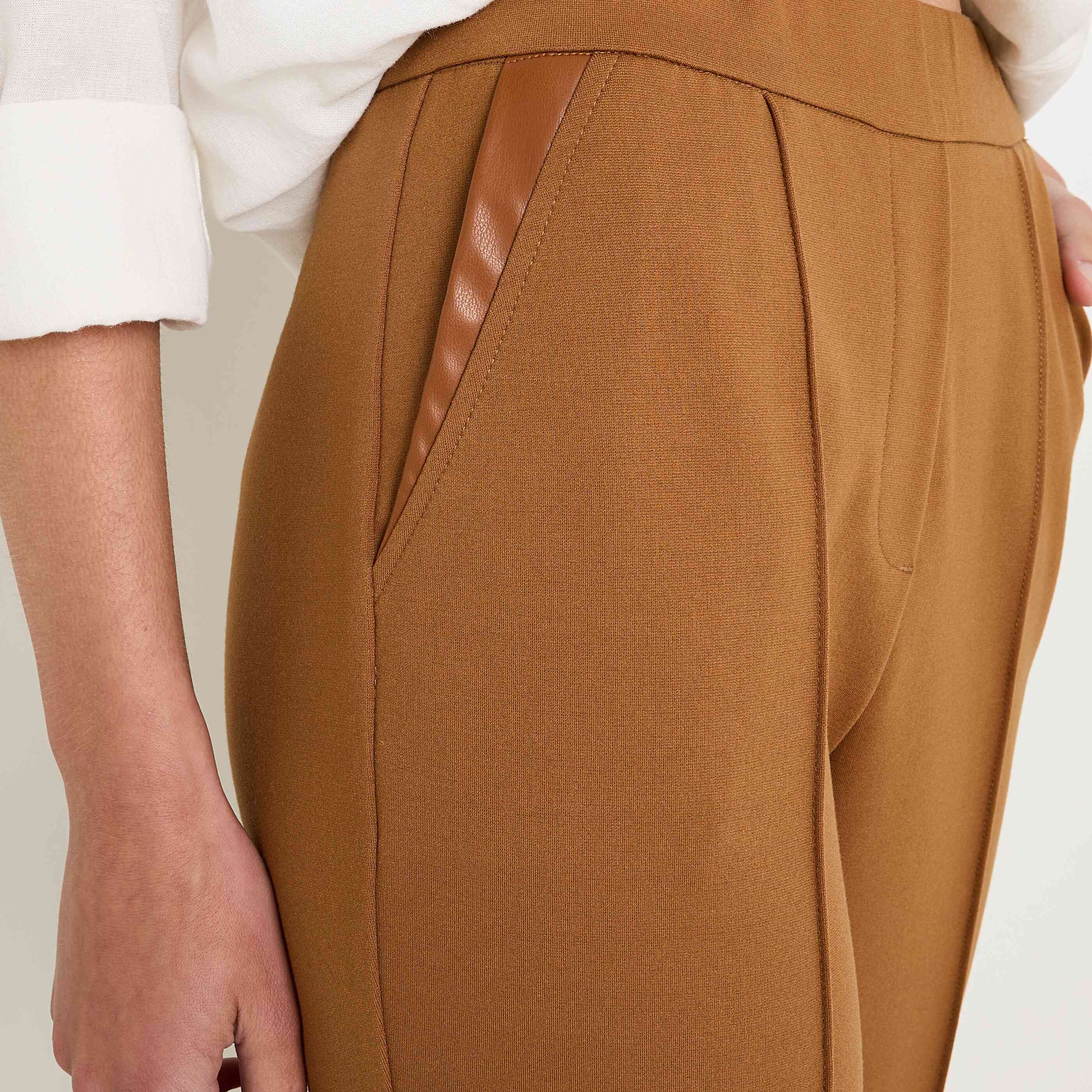 Pantalon cigarette stretch femme