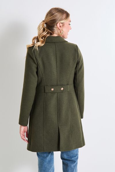 Manteau boutonné femme