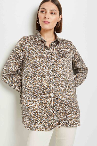 Chemise imprimée femme