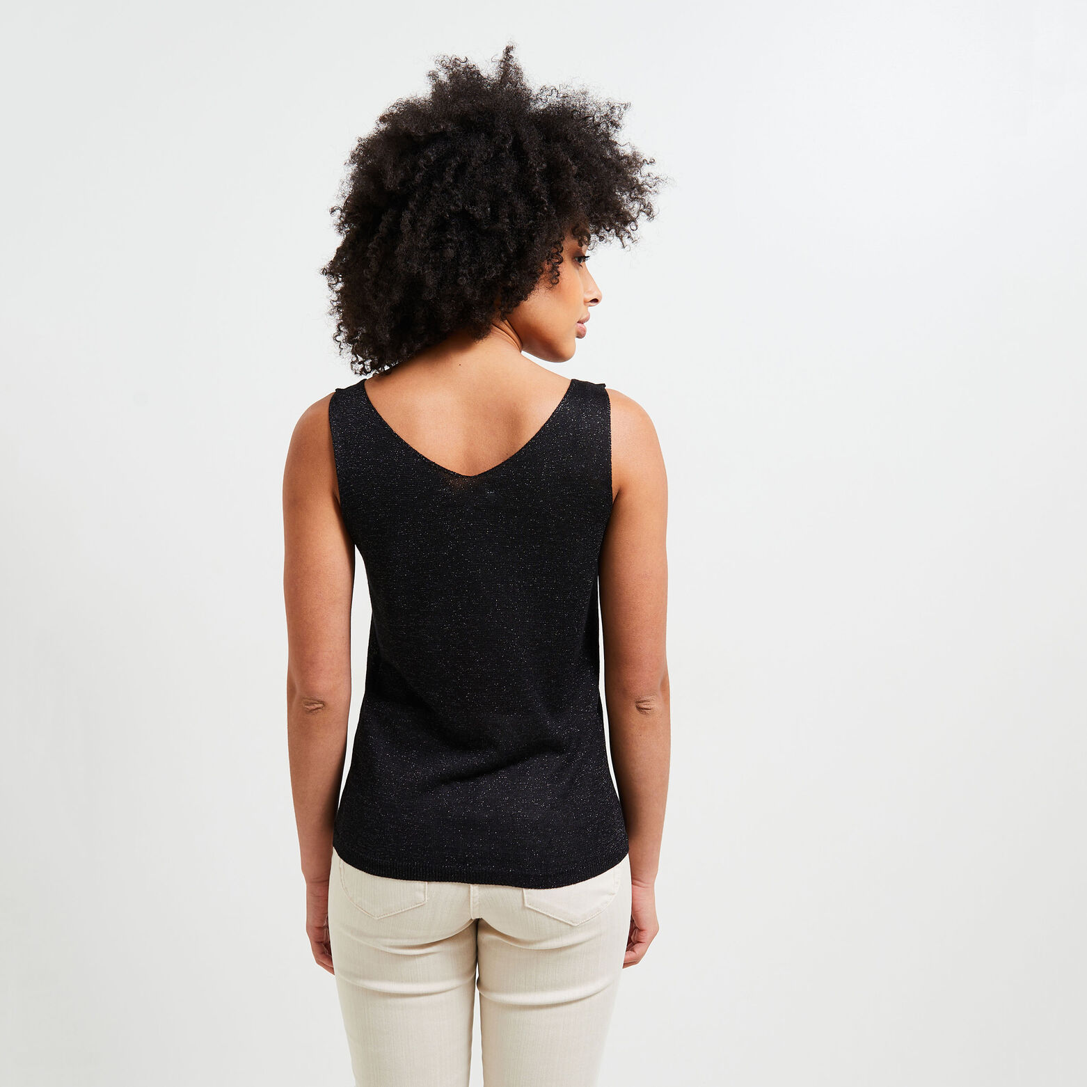 Débardeur maille femme