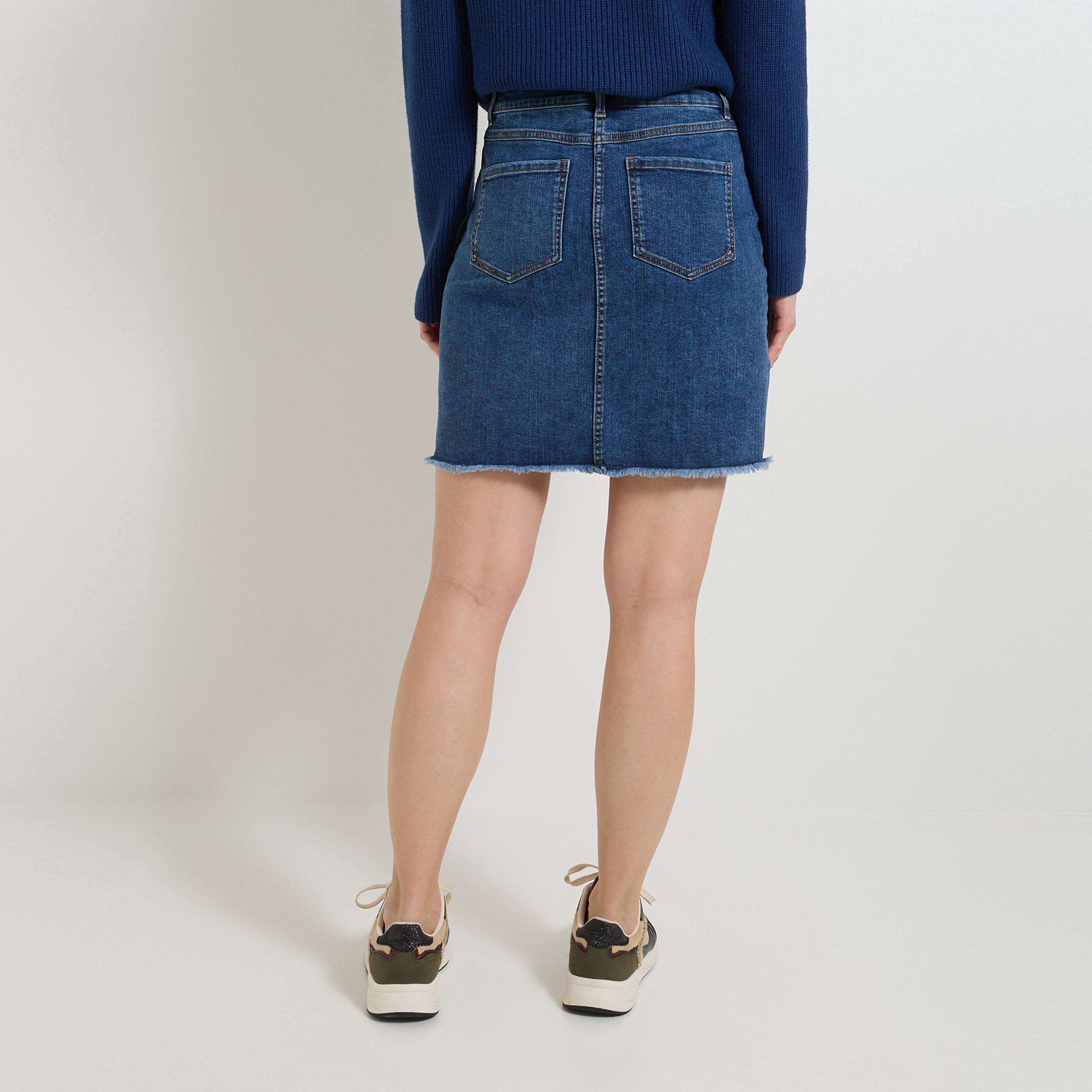 Jupe en denim femme