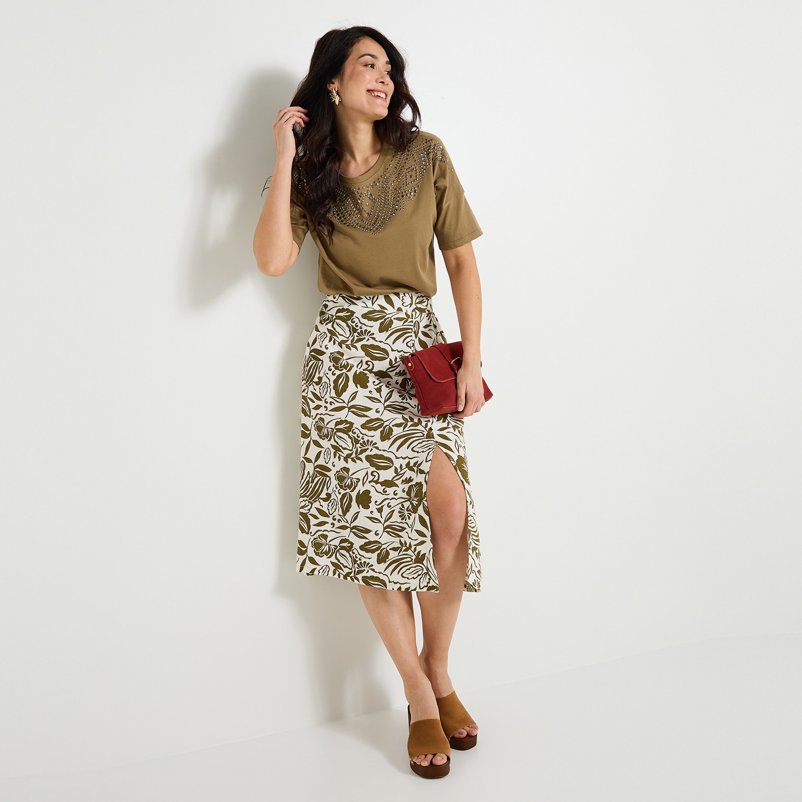 T-shirt clout&eacute; femme