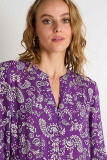 Robe fluide imprimée femme