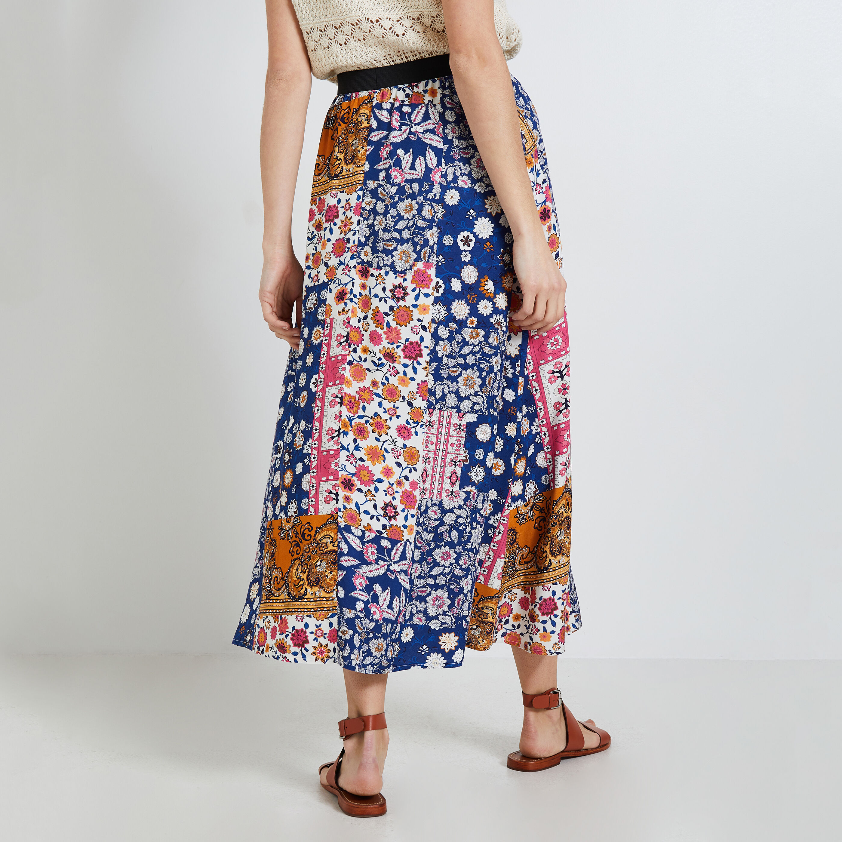 Jupe longue patchwork online