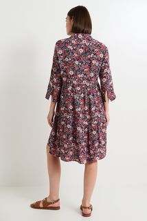 Robe col chemise femme