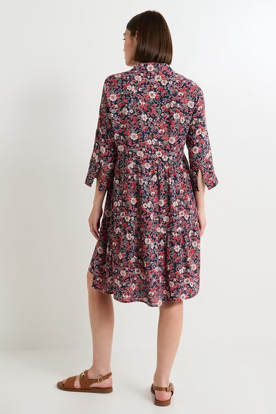 Robe col chemise femme