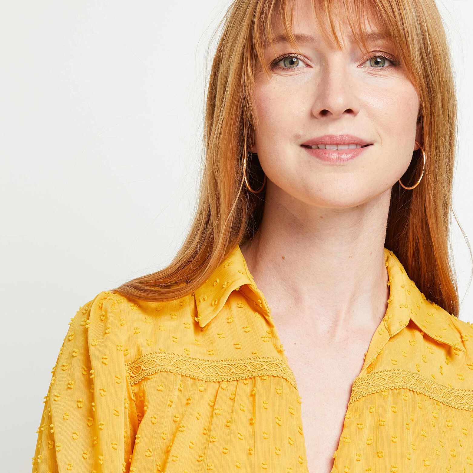 Blouse plumetis femme