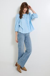 Chemise manches ballon femme