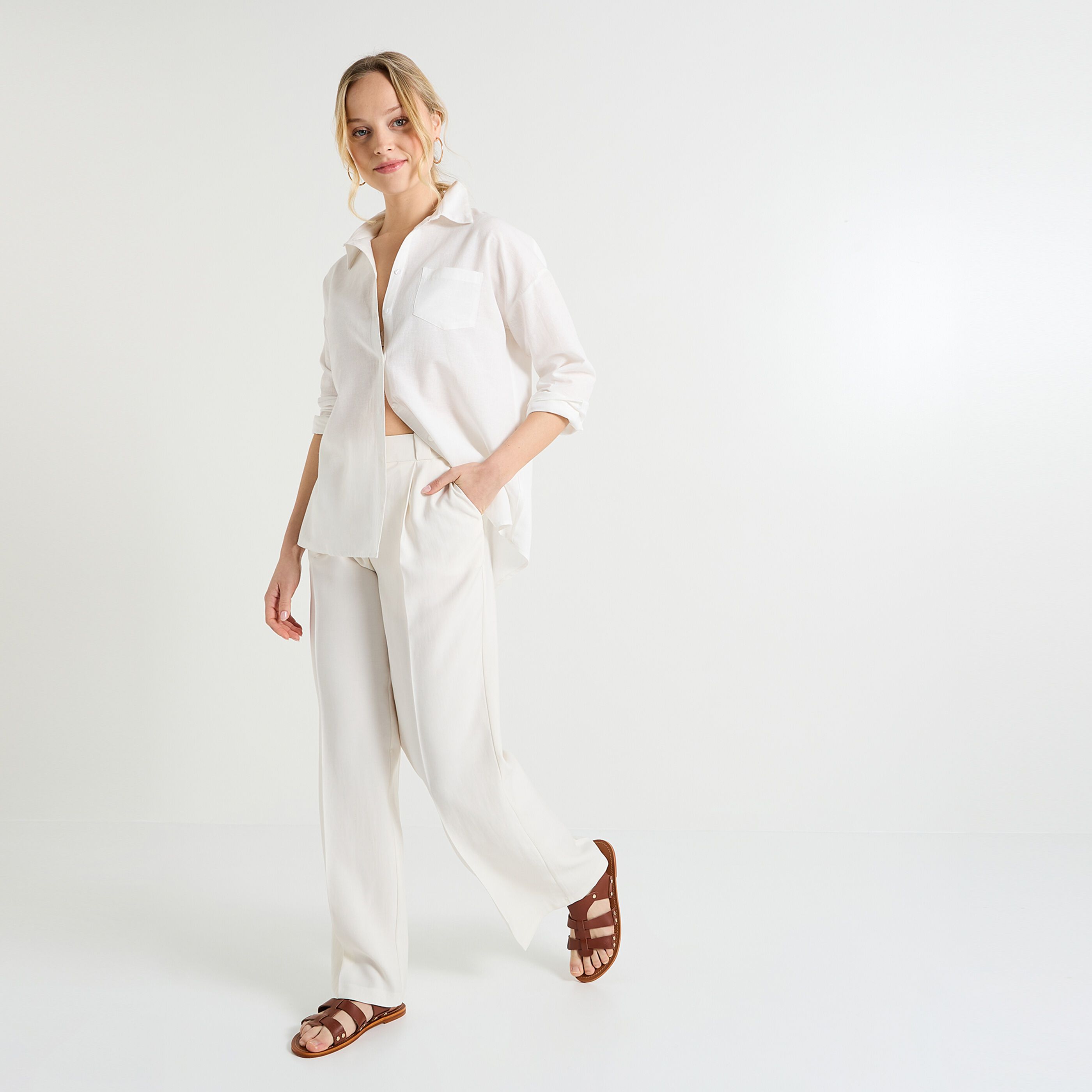 Chemise oversize femme