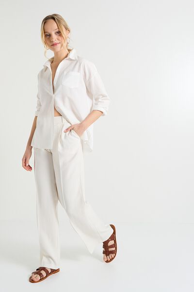Chemise oversize femme