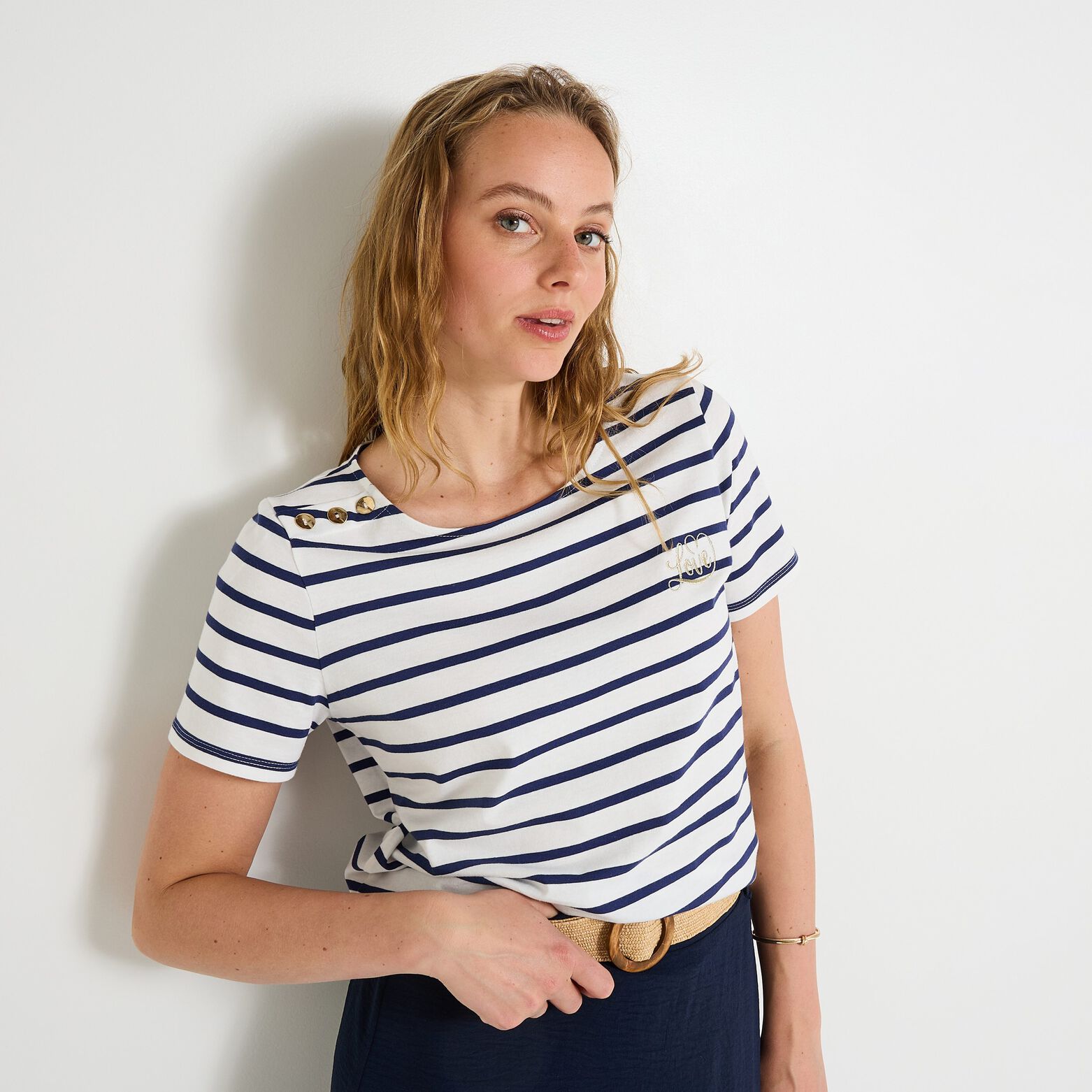 T-shirt rayé femme
