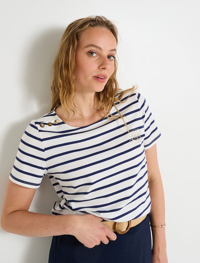 T-shirt rayé femme