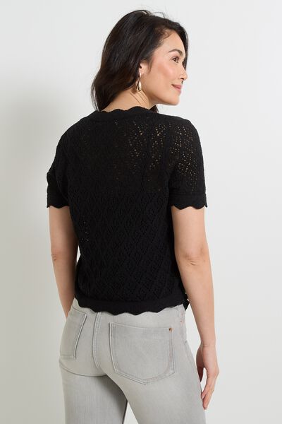 Gilet manches courtes femme