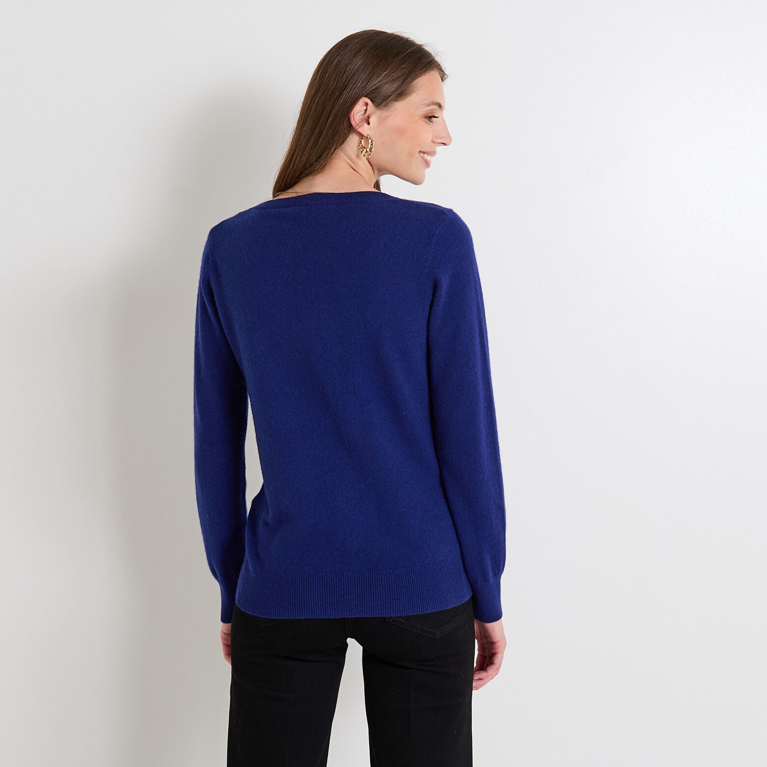 Pull laine et cachemire femme