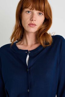 Gilet col rond femme