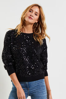 Pull à sequins