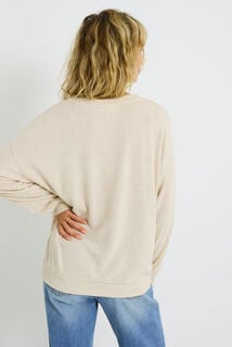 T-shirt message imprimé léopard femme