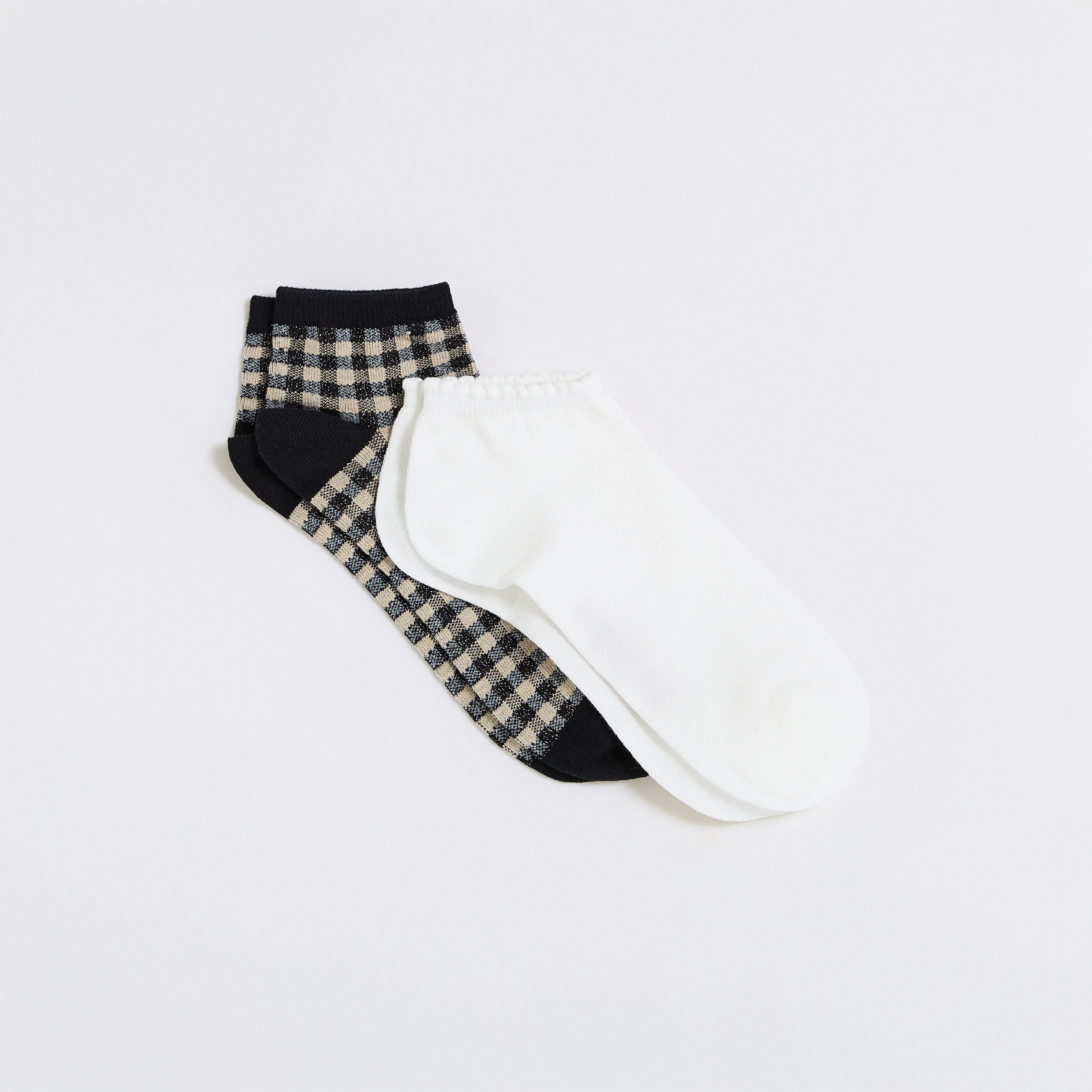 Lot de 2 paires de socquettes femme