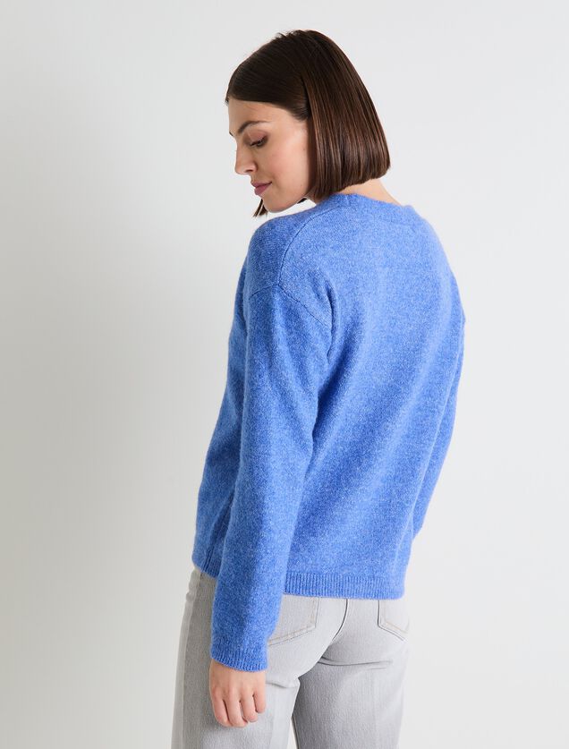 Gilet col V femme