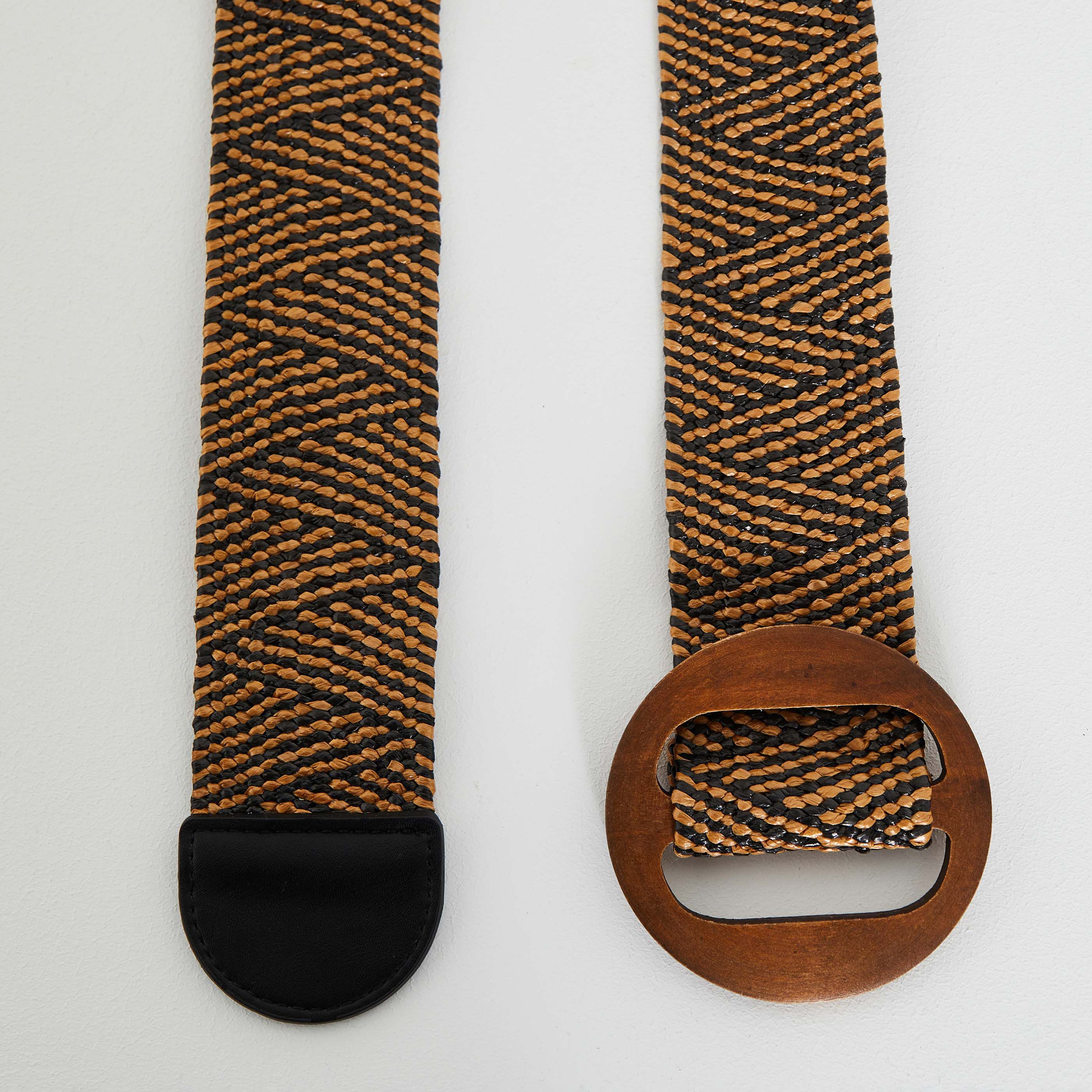 Ceinture paille femme BEIGE Graindemalice