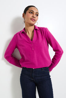 Blouse col chemise femme