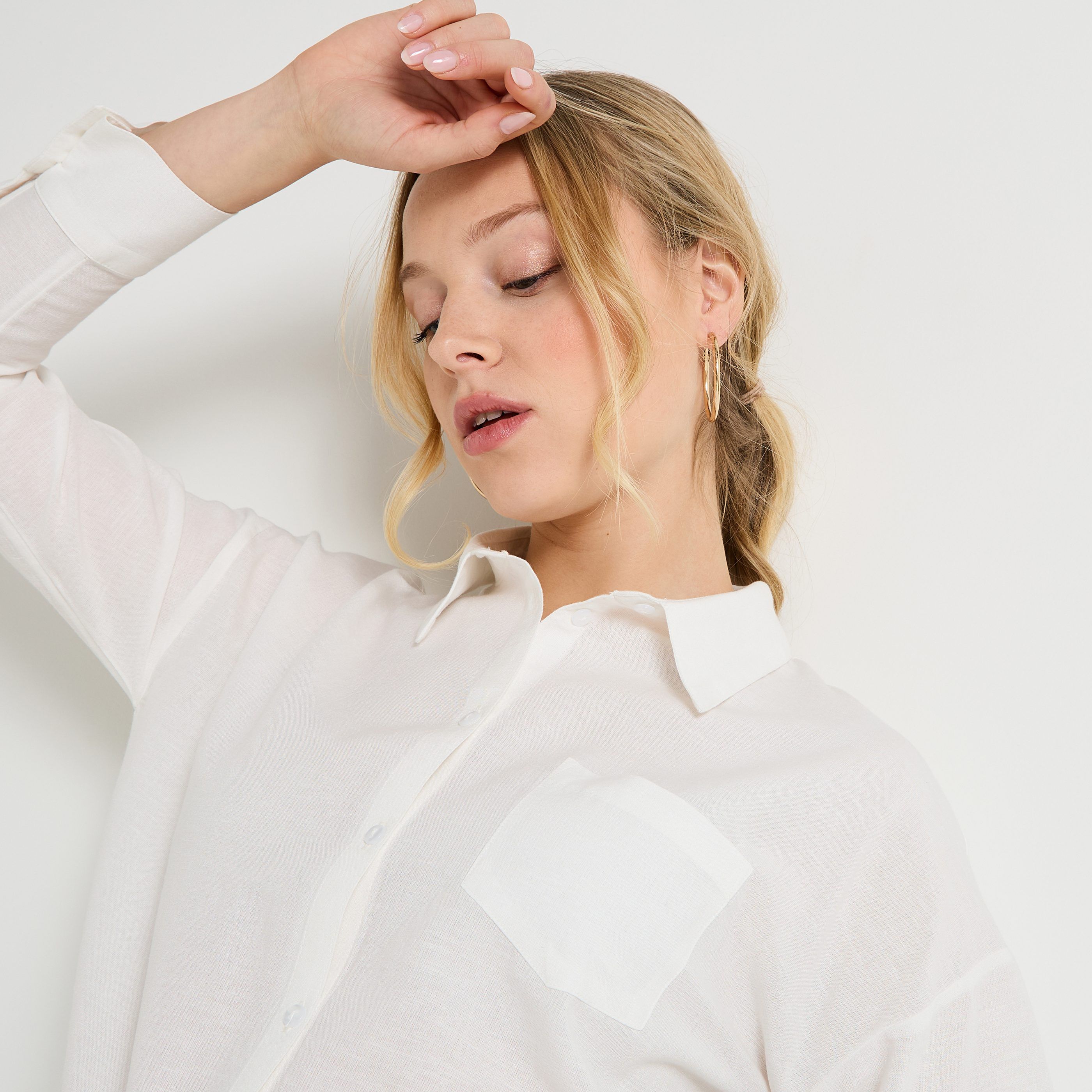 Chemise oversize femme