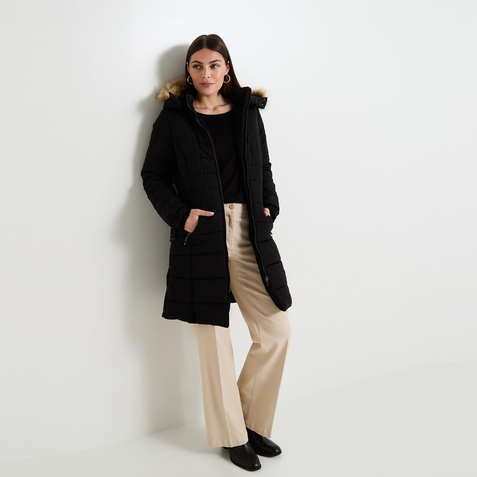 Doudoune longue femme