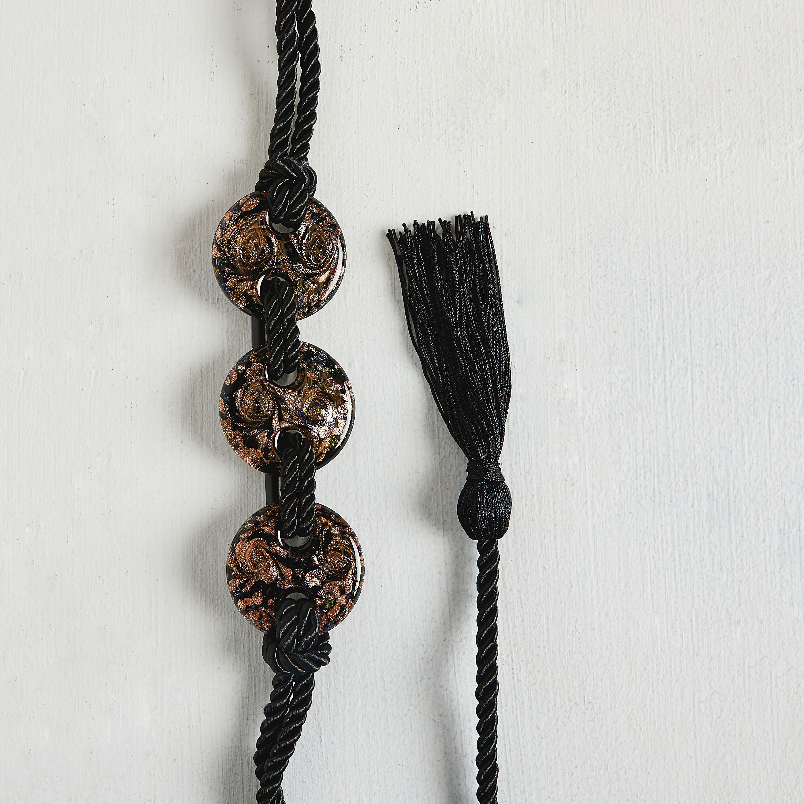 Ceinture corde femme NOIR Graindemalice