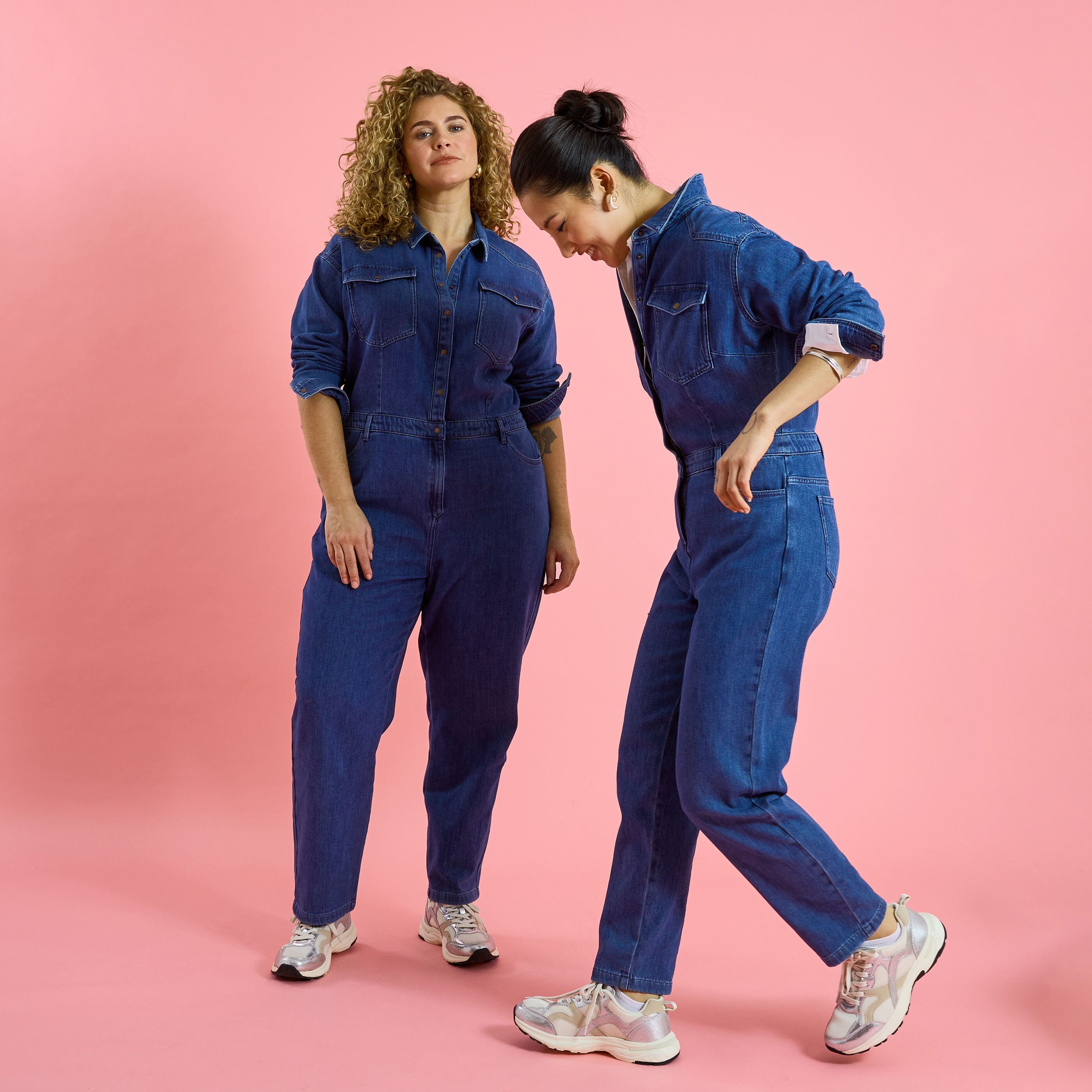 Combinaison en denim femme