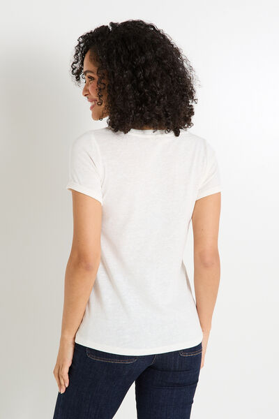 T-shirt col rond femme