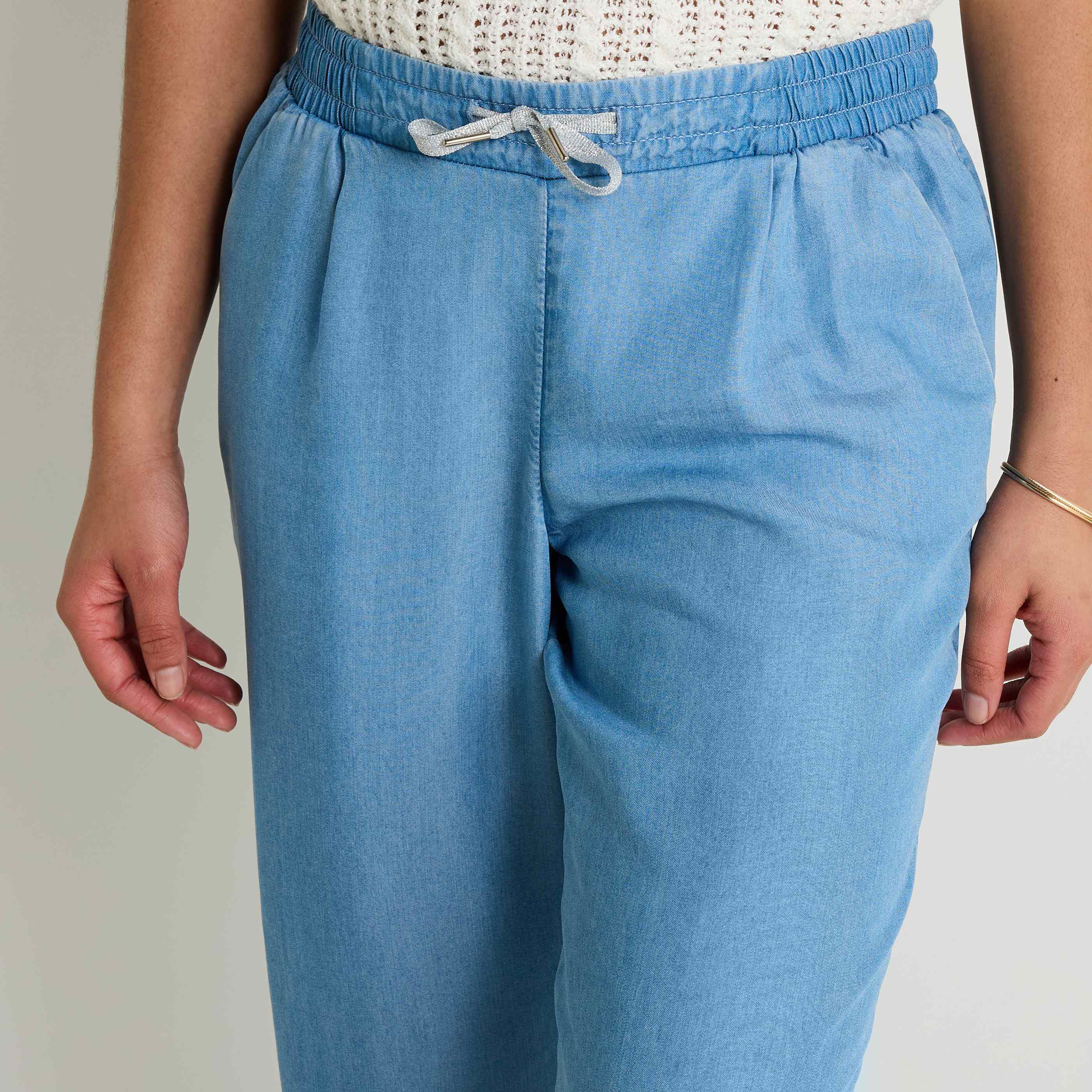 Pantalon fluide en lyocell femme