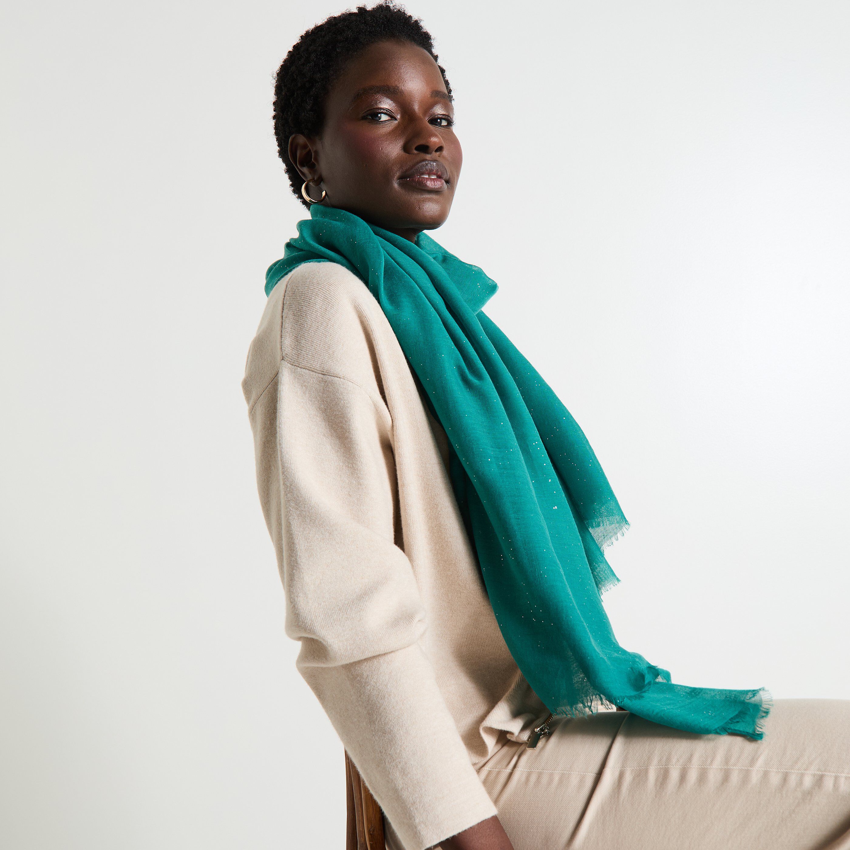 Etole unie paillet&eacute;e femme