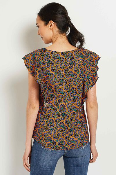 Blouse manches courtes femme