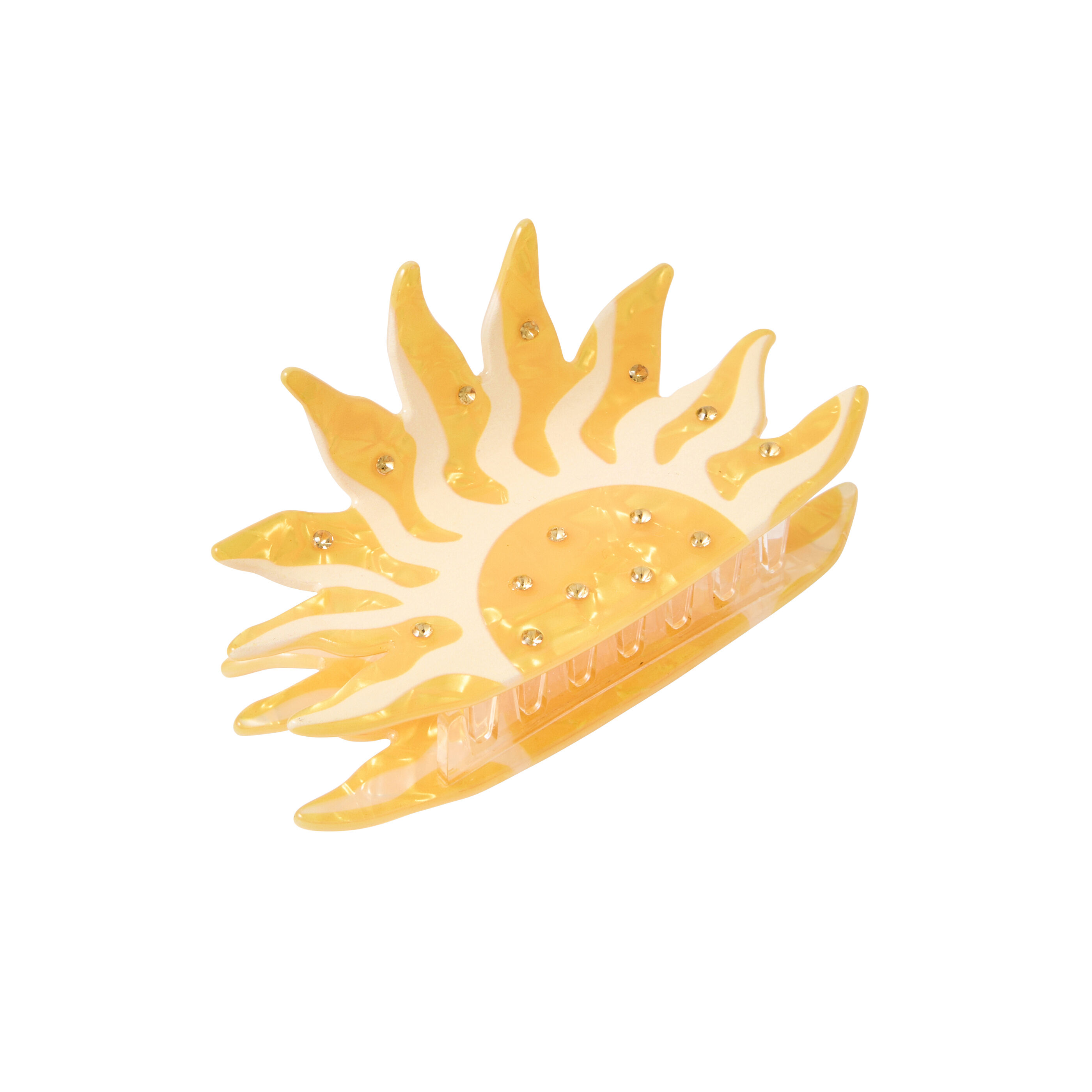 Pince &agrave; cheveux forme soleil